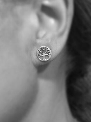 Обеци от сребро „Дървото на живота