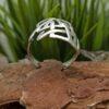 Дамски сребърен пръстен „ЛАБИРИНТ“