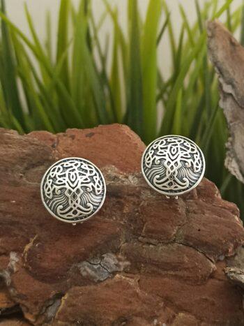 Обеци от сребро „Yggdrasil“