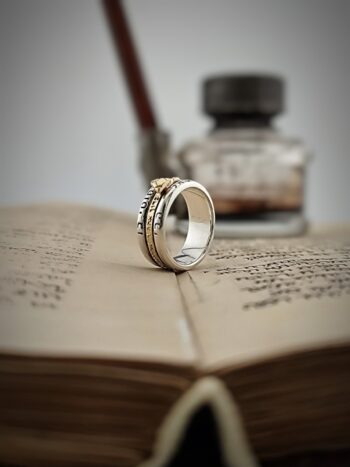 Кабала пръстен за изобилие и богатство от сребро и злато