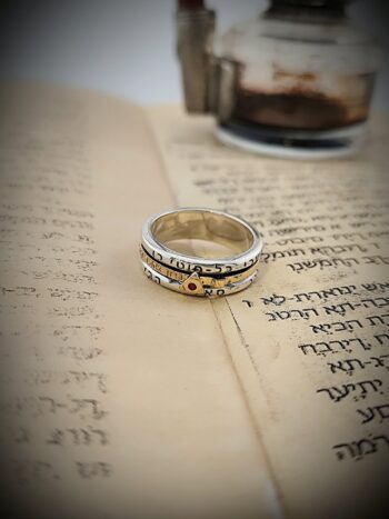 Кабала пръстен за изобилие и богатство от сребро и злато