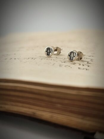 KABBALAH* сребърни обеци “ХАМСА”