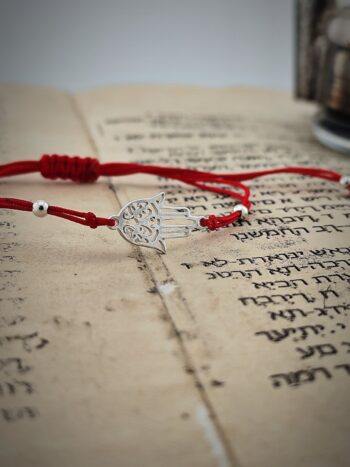 Плетена гривна с Ръката на Фатима