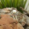 Дамски сребърен пръстен с перла 1506R