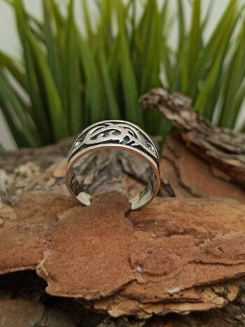 Мъжки сребърен пръстен 515R