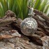 Кабала сребърен медальон Втори пентакъл на Юпитер Вълшебният печат за придобиване на слава, почести, богатства и спокойствие на ума