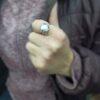 Дамски сребърен пръстен с перла 1119R николас