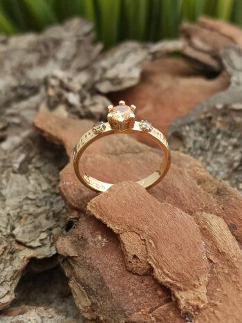 KABBALAH* златен пръстен „Бог ще ти отвори доброто си съкровище“ изработен от 14 каратово злато