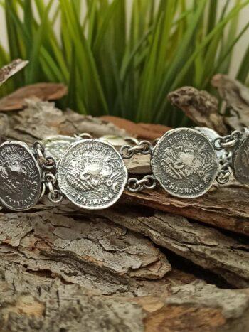 Дамска сребърна гривна 