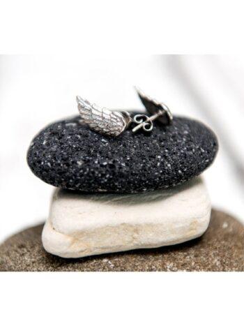 Оксидирани сребърни обеци 