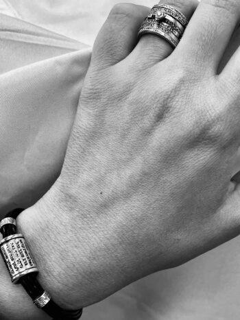 KABBALAH* гривна с рулон от сребро