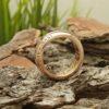 Rosegold сребърен пръстен с камъни Hoshen