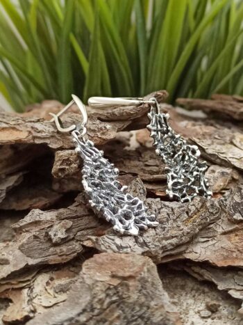 Сребърни обеци 