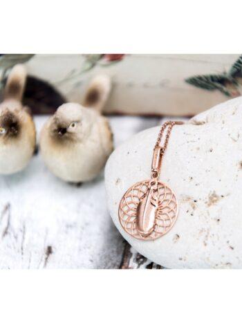 rosegold Сребърен медальон 