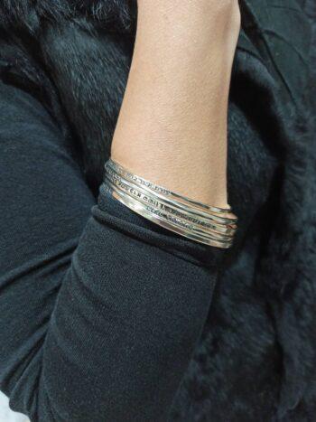 KABBALAH* сребърна гривна с молитва