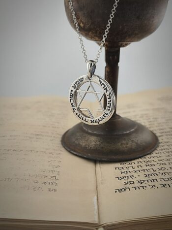 Кабалистичен сребърен амулет АНГЕЛСКАТА ПРОТЕКЦИЯ