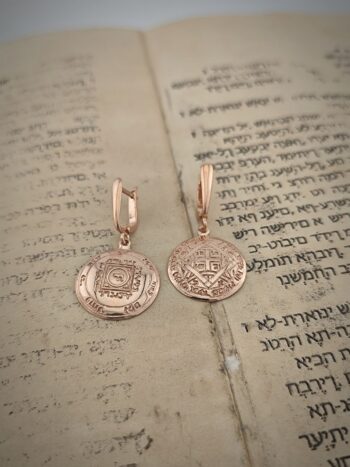 Кабала rosegold обеци Талисман на Венера