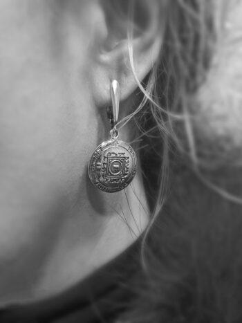 Кабала rosegold обеци Талисман на Венера