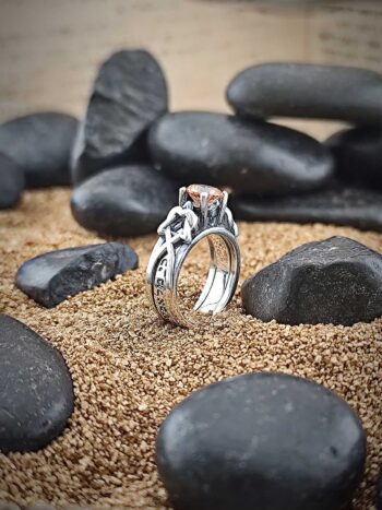 Пръстен с циркон „ЗВЕЗДАТА НА ДАВИД“