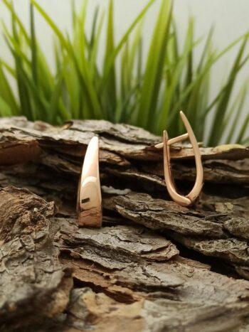 Rosegold сребърни обеци 507E