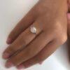 Дамски сребърен пръстен с перла Клеопатра 1074R СТУДИО НИКОЛАС