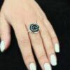 Дамски сребърен пръстен „Роза“ 844R