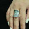 Масивен и много удобен дамски сребърен пръстен СТУДИО НИКОЛАС 4