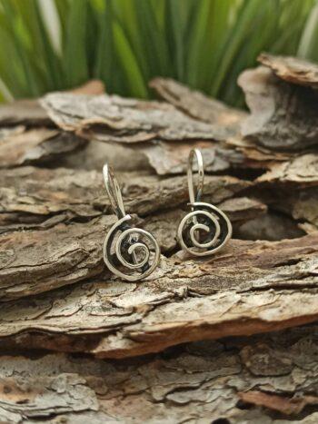 Дамски сребърни обеци 587E