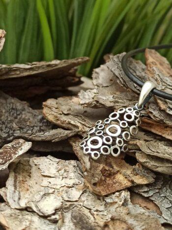 Дамски сребърен медальон 1244M