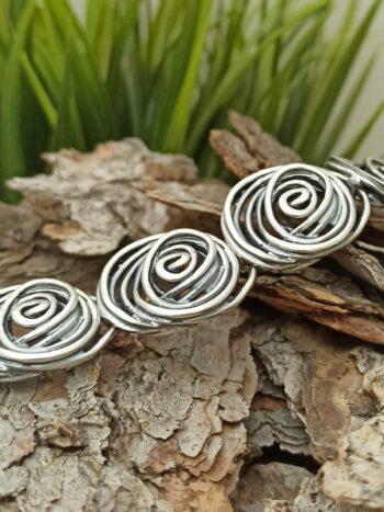 Дамска сребърна гривна 607B