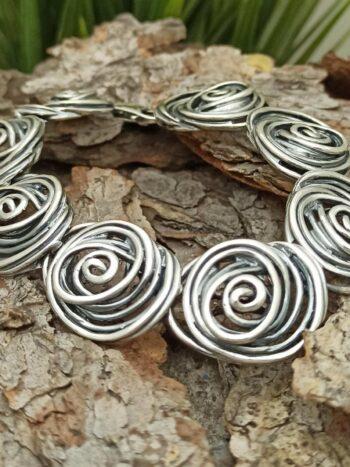 Дамска сребърна гривна 607B