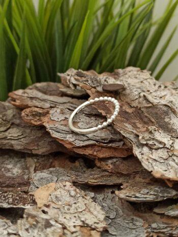 Сребърен пръстен „Малкото е повече“