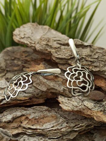 Сребърни обеци 