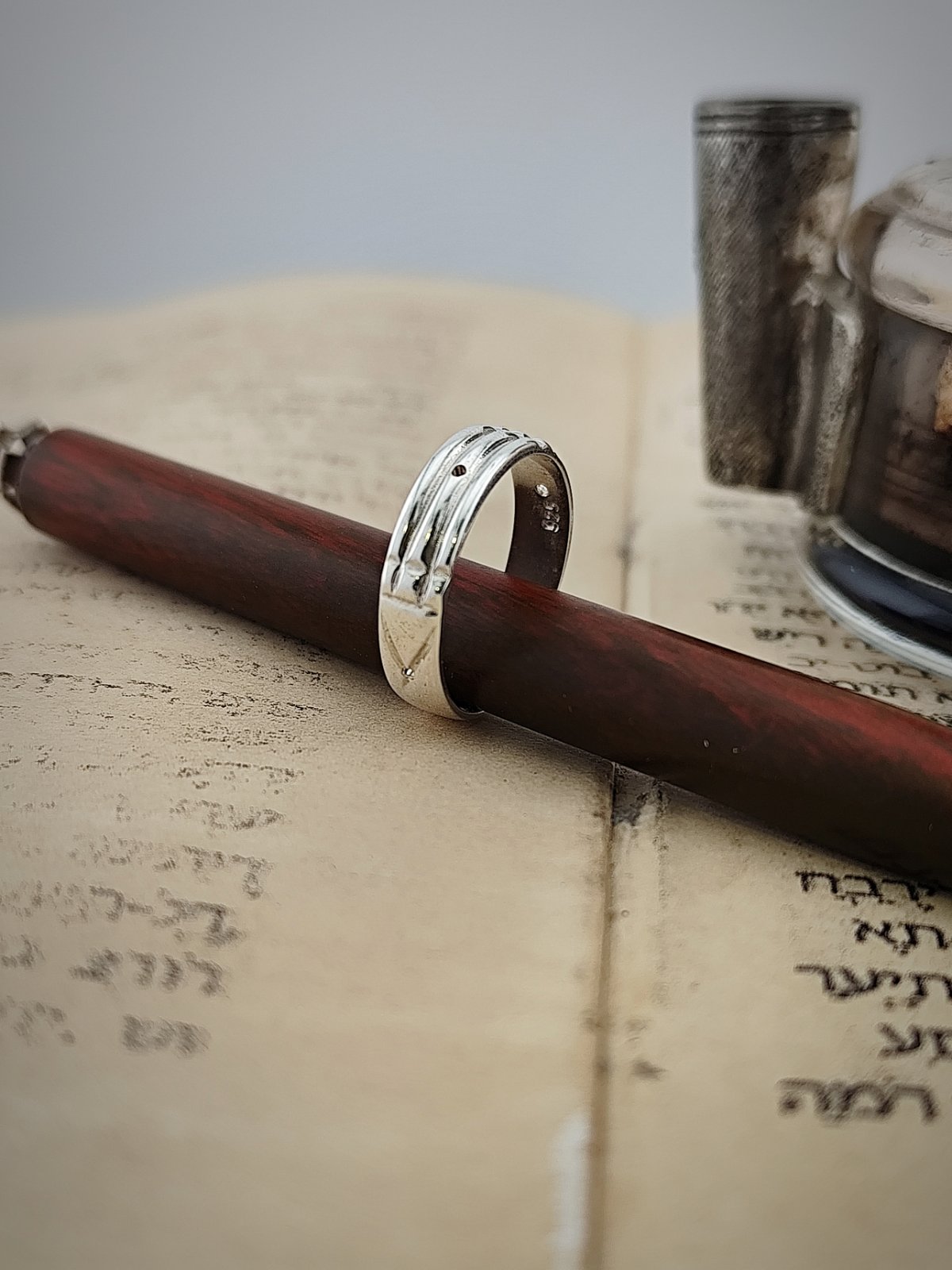 Пръстенът на Атлантида от сребро - дамска