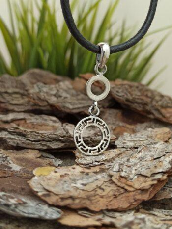 Дамски сребърен медальон 285M