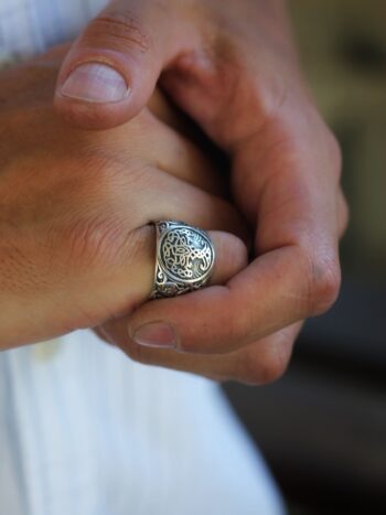 Сребърен пръстен Дървото на живота - Yggdrasil