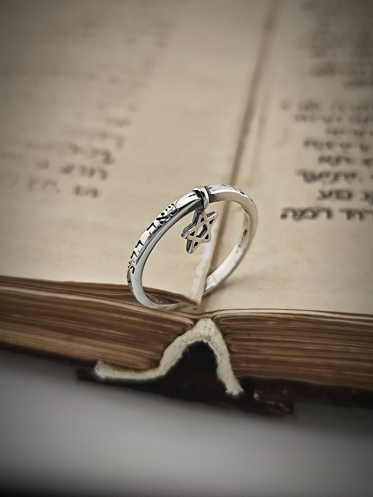 KABBALAH* сребърен пръстен “ПЕНТАГРАМ”