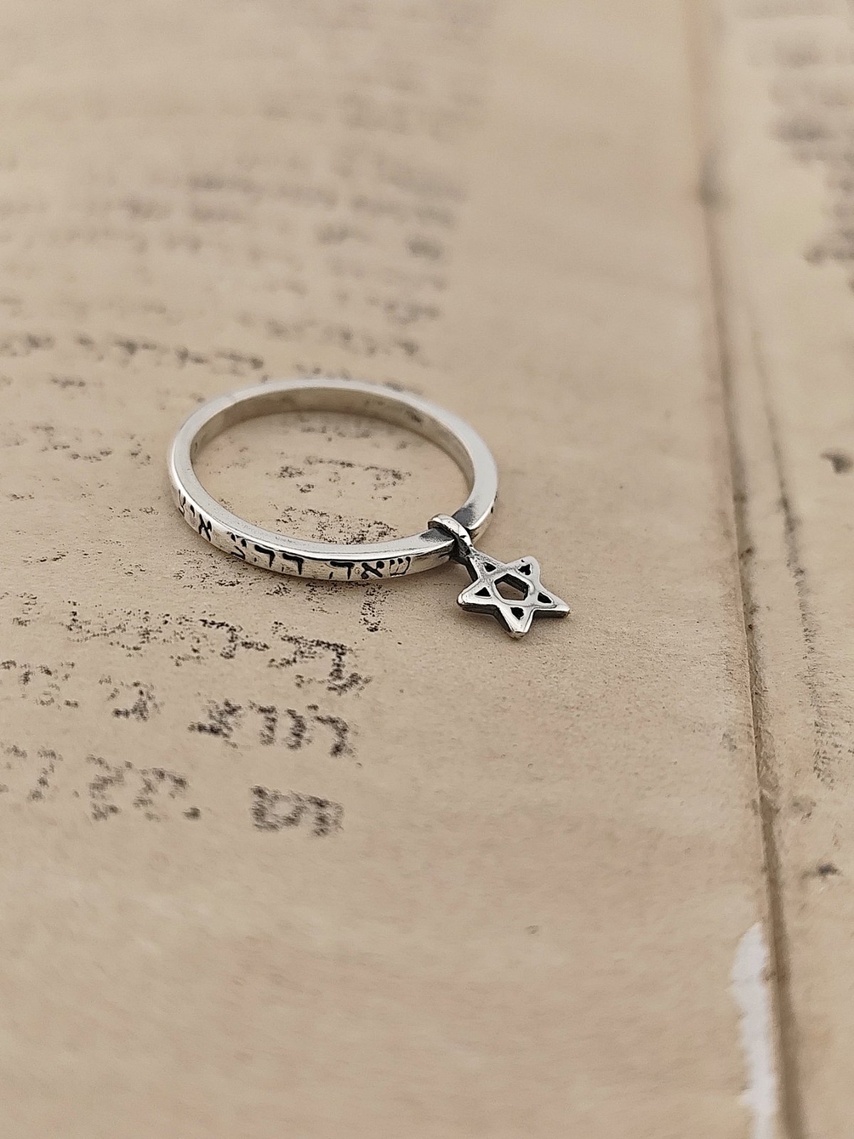 KABBALAH* сребърен пръстен “ПЕНТАГРАМ”