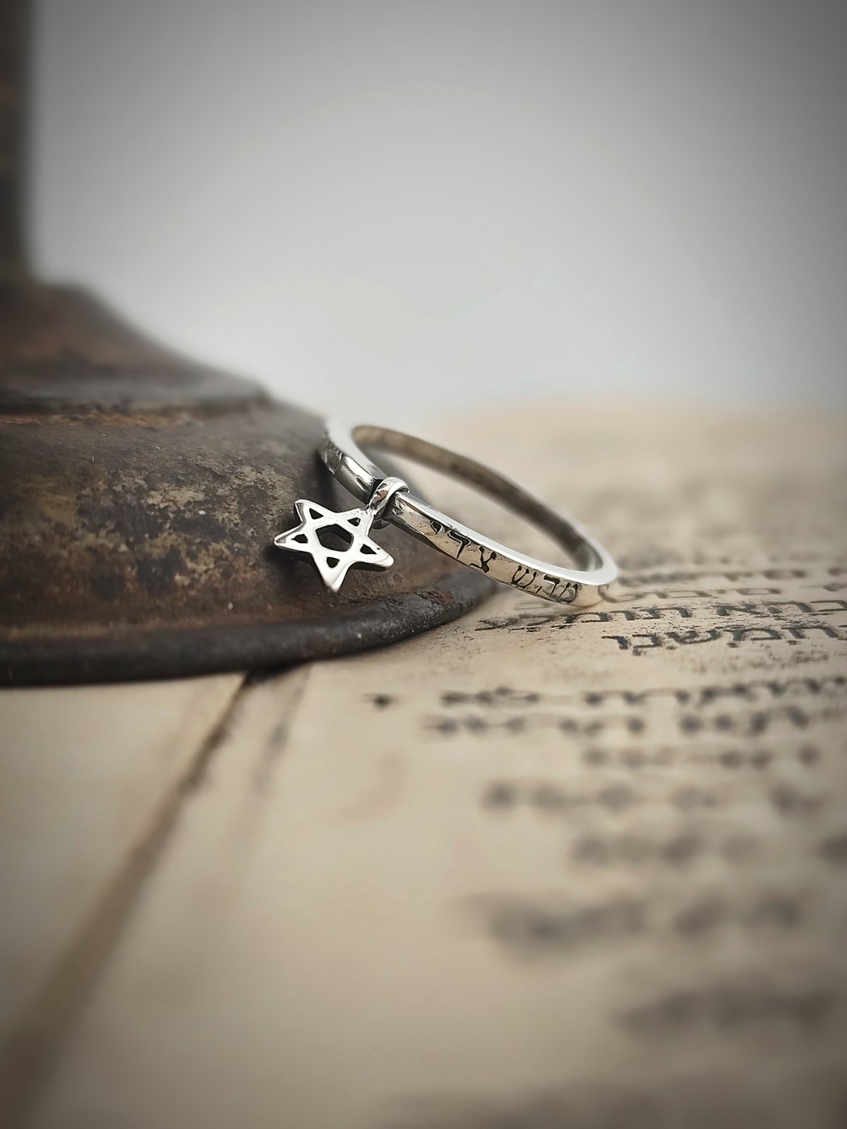 KABBALAH* сребърен пръстен “ПЕНТАГРАМ”