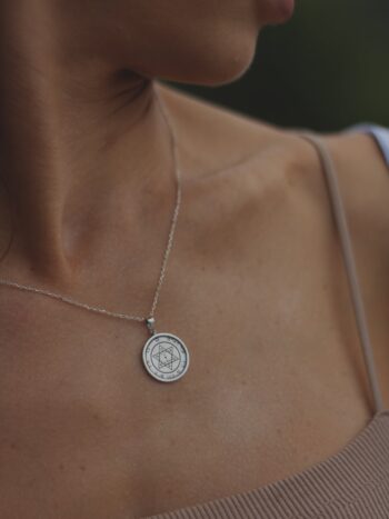 Медальон от сребро Печат на Соломон#9