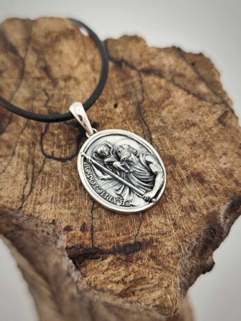 Медальон с изображение на Свети Христофор