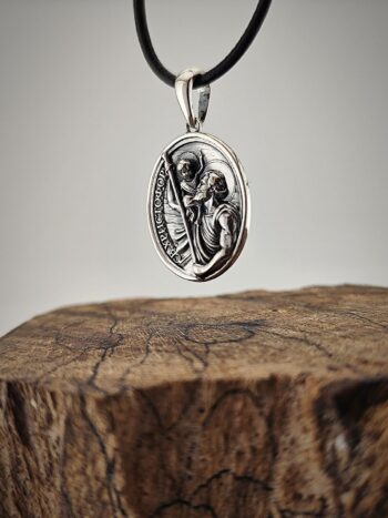 Медальон с изображение на Свети Христофор