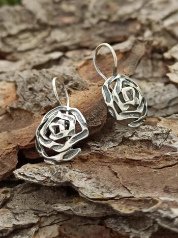 Сребърни обеци 