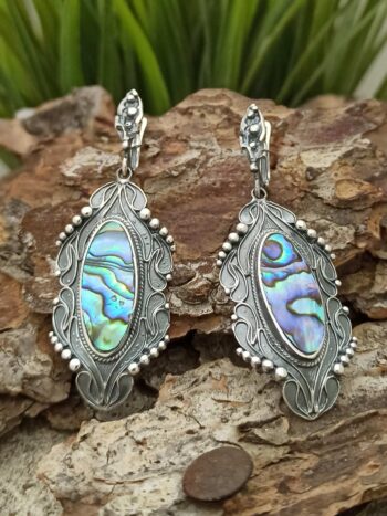 Сребърни обеци 