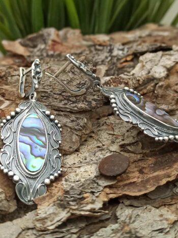 Сребърни обеци 