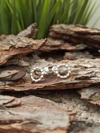 Сребърни обеци „Малкото е повече“