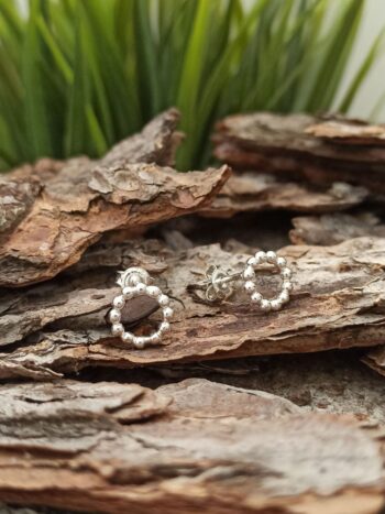 Сребърни обеци „Малкото е повече“