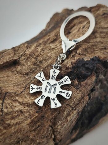 Сребърен ключодържател „Розета от Плиска“