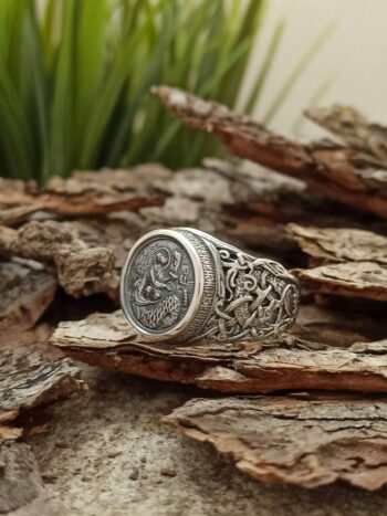Мъжки Сребърен Пръстен 'Свети пророк Йона'