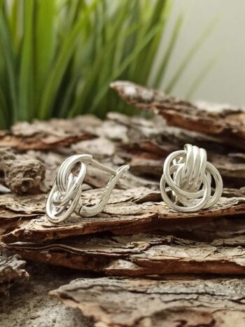 Дамски Сребърни Обеци 